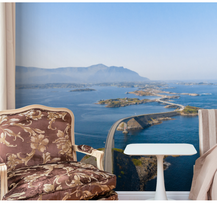 Atlantinio kelio norvegijos sieninis paveikslas - „Tenstickers“