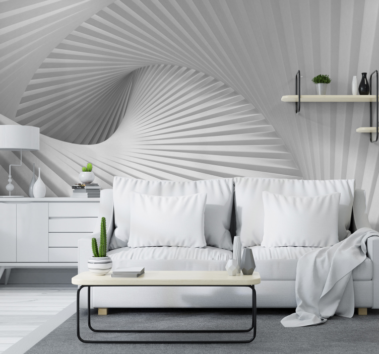 Laiptų bangos 3d sienos freska - „Tenstickers“