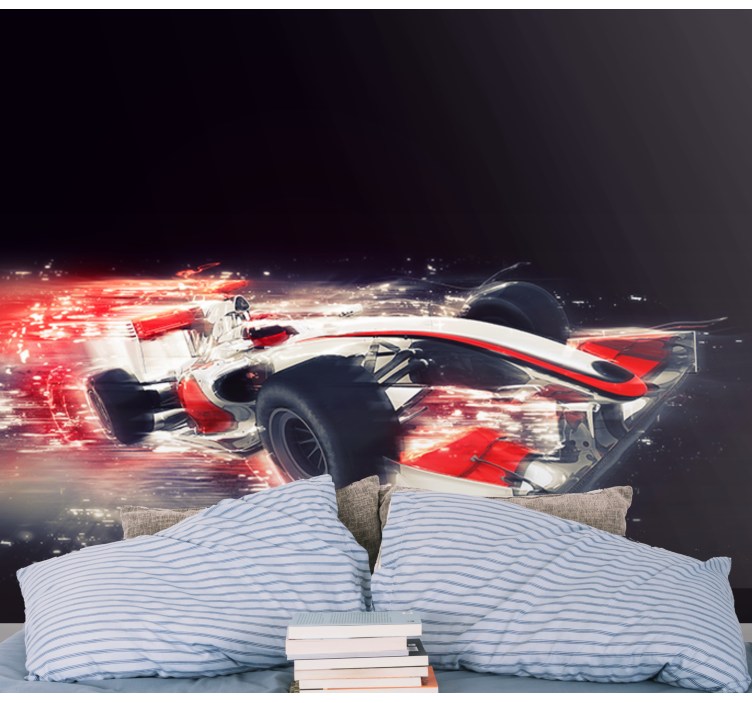 „bolide“ 1 formulės automobilio sieninė tapyba - „Tenstickers“