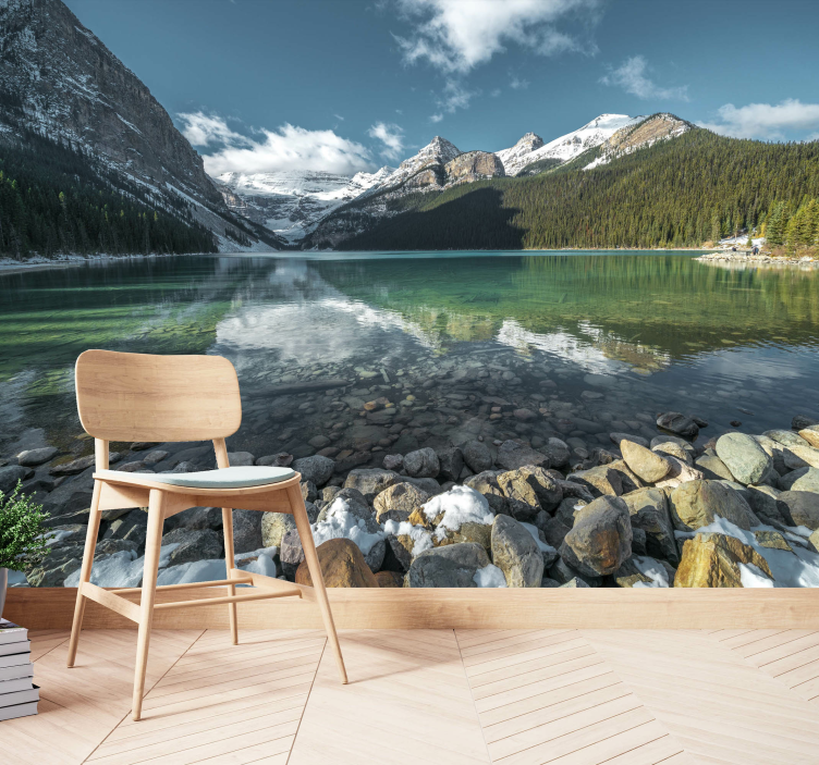 Dangaus ežeras ir kalnai dangaus sienų paveikslas - „Tenstickers“