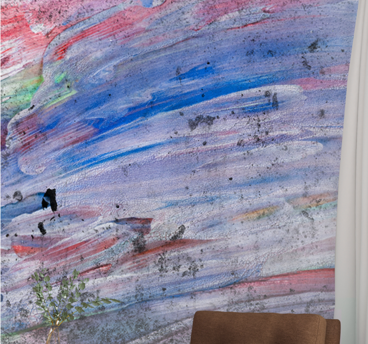 Dinamiški spalvų sūkuriai abstraktus sienų freska - „Tenstickers“