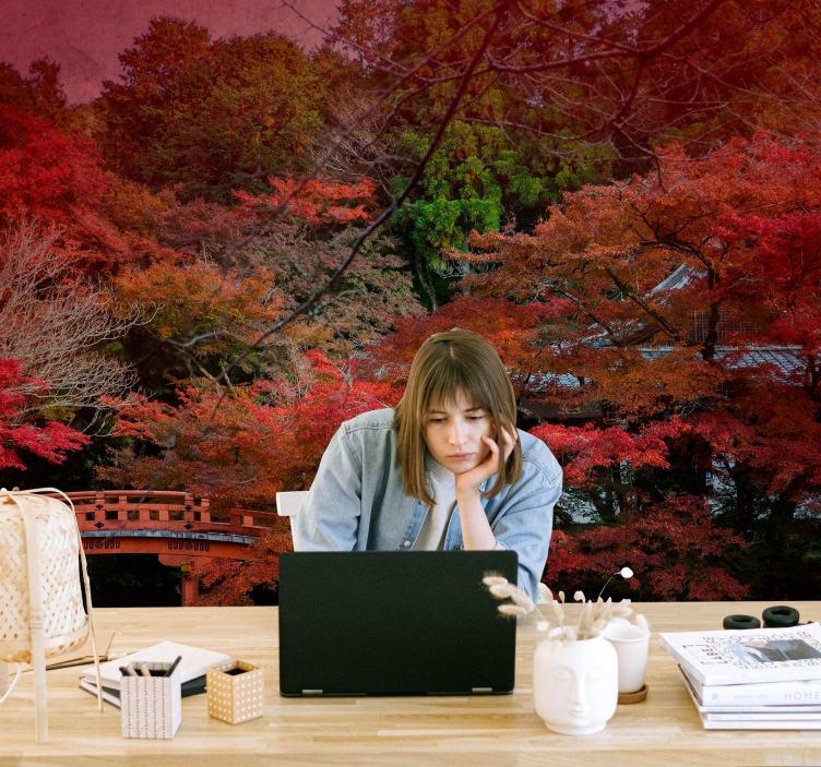 Gamtos sienų tapyba rudeninė ramybė - „Tenstickers“