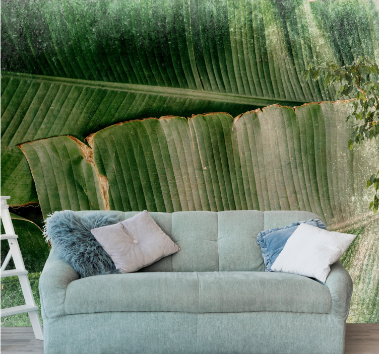 Gamtos sienų tapyba ryškūs lapų sluoksniai - „Tenstickers“