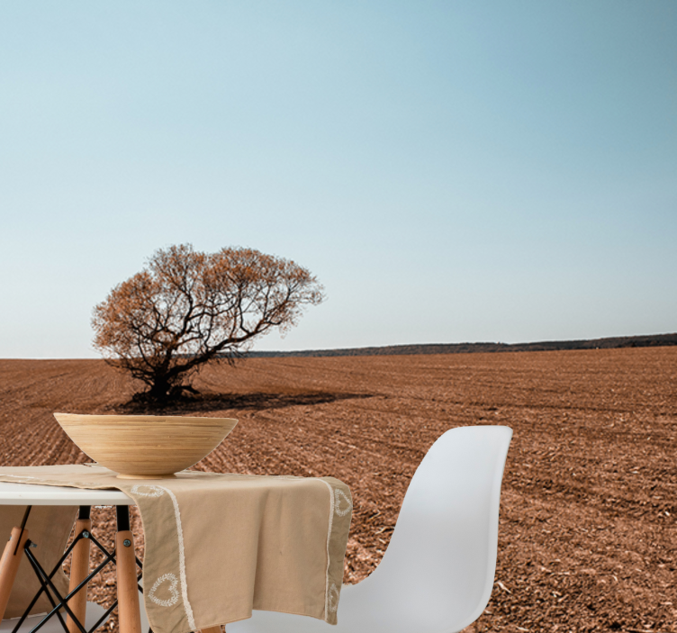 Gamtos sienų tapyba vienišo medžio peizažas - „Tenstickers“