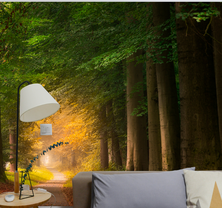 Gatve per miško sienos freską - „Tenstickers“