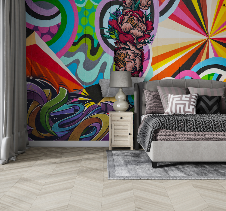 Grafiti miesto meno sienos freska - „Tenstickers“