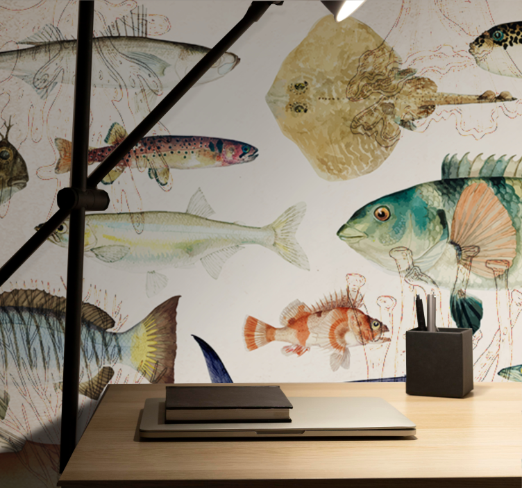 Gyvūnų sienų freska jūrų gyvybės kolekcija - „Tenstickers“