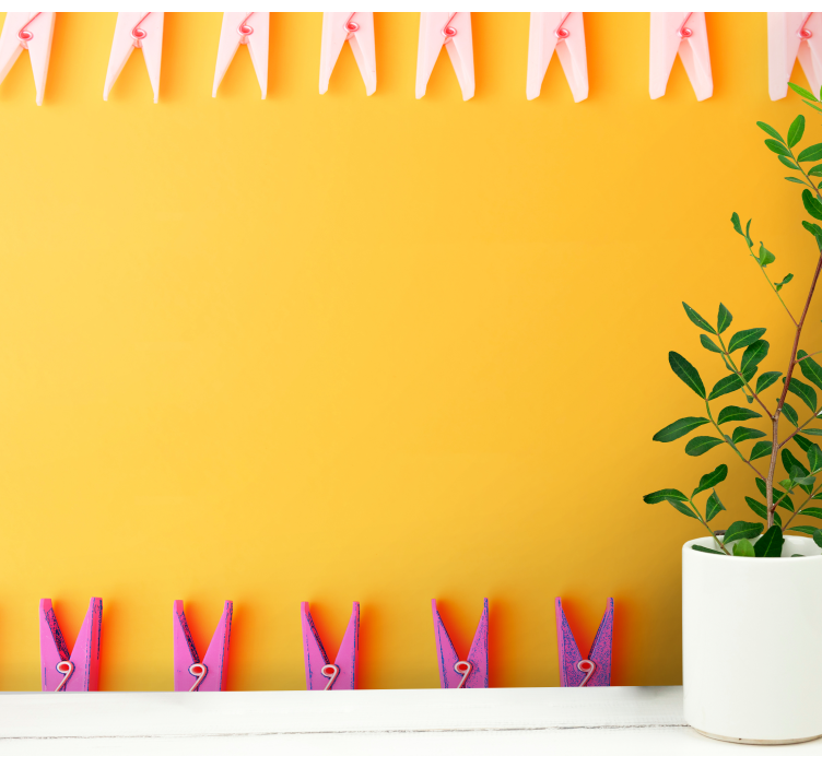 Gyvūnų sienų freska spalvingų segtukų ekspozicija - „Tenstickers“