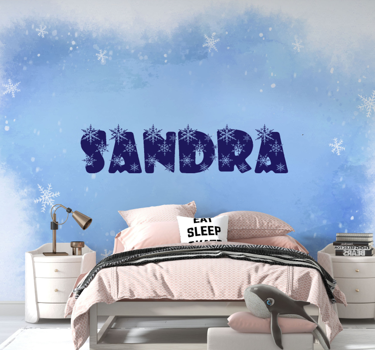 Individualaus vardo kūrimas Pritaikomi sienų tapetai freska - „Tenstickers“
