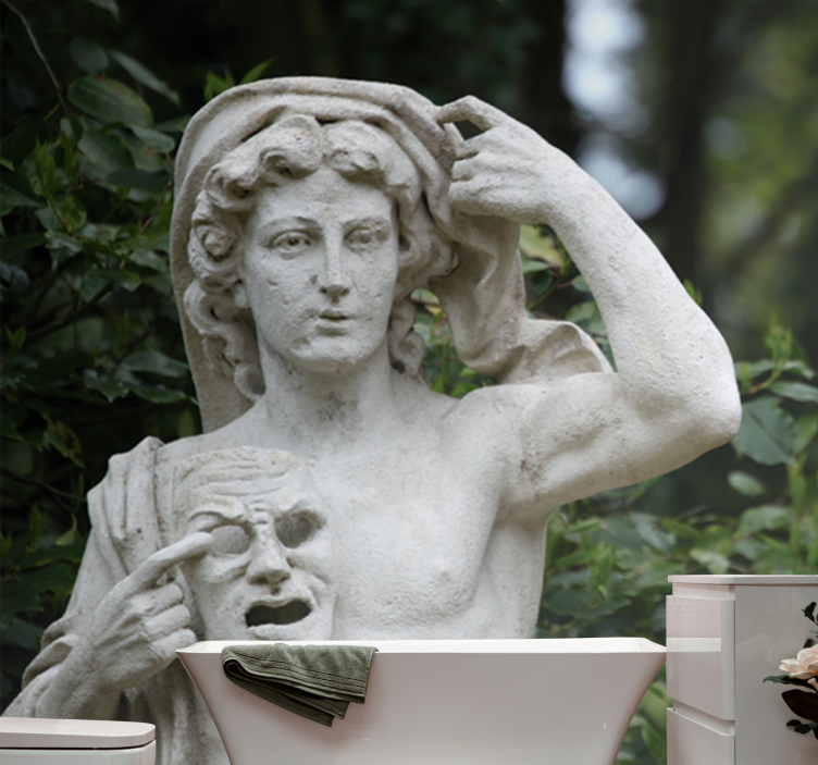 Klasikinė meninė sienų freska klasikinio skulptūrų rodymo - „Tenstickers“