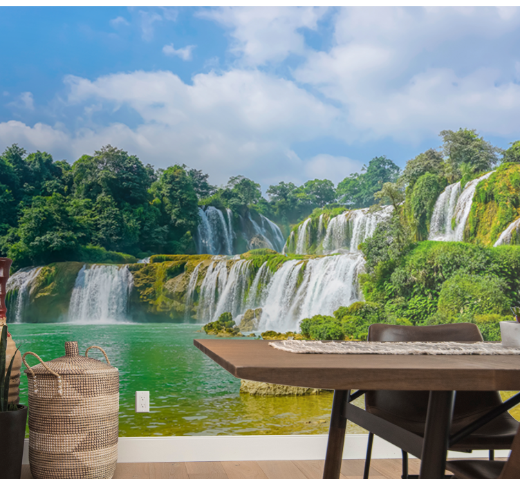 Krioklio sienos freska ramybės kriokliai - „Tenstickers“