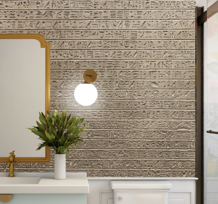 Meno sieniniai paveikslai senovinės raštų tekstūros - „Tenstickers“