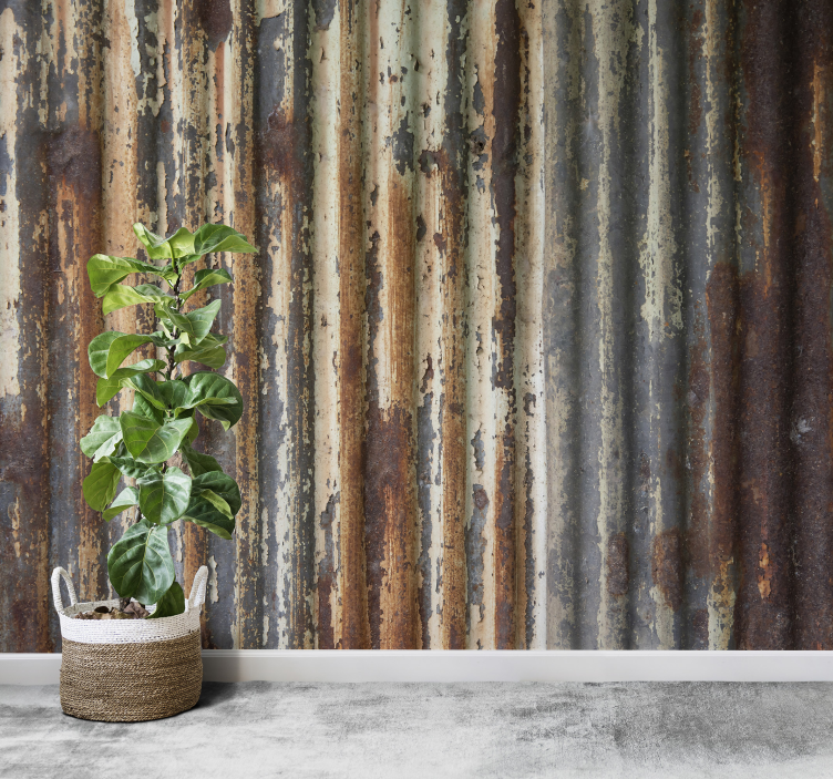 Metalo lakštų fono paveikslas - „Tenstickers“