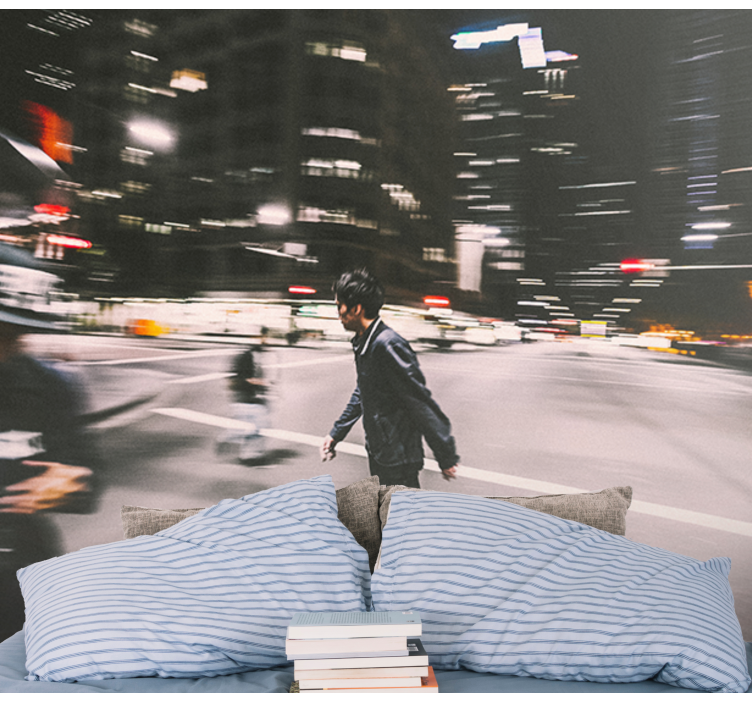 Miesto sienų freska naktinis riedėjimas - „Tenstickers“