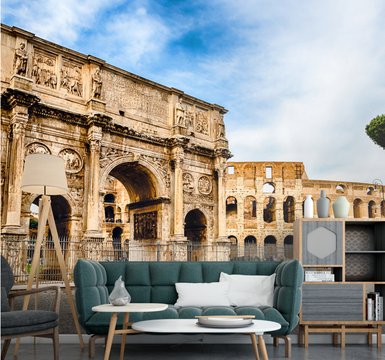 Miesto sienų freska romos istoriniai paminklai - „Tenstickers“