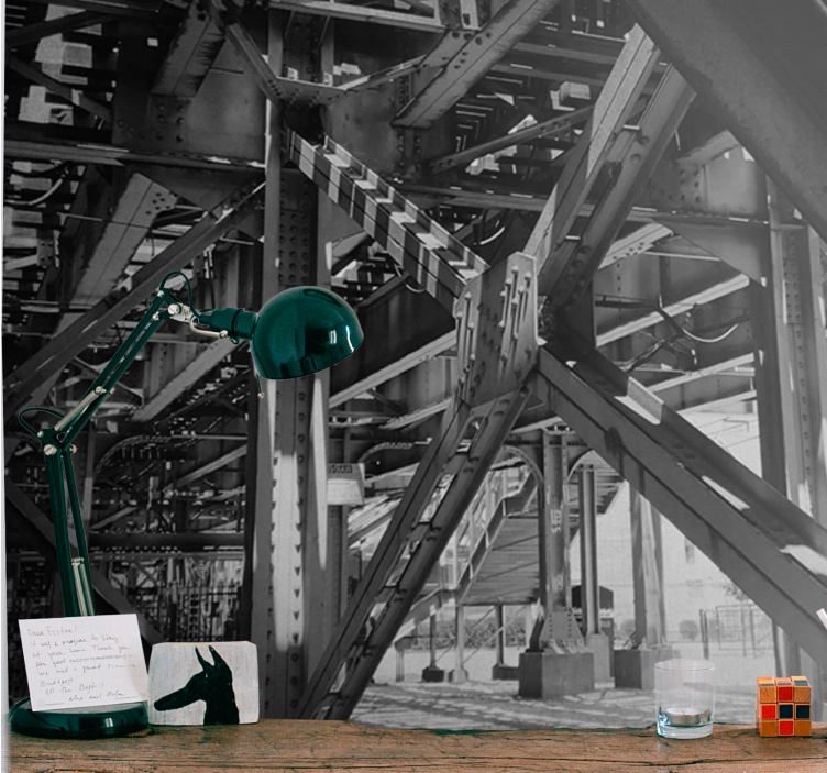 Miesto sienų freska urbanistinis struktūrinis dizainas - „Tenstickers“