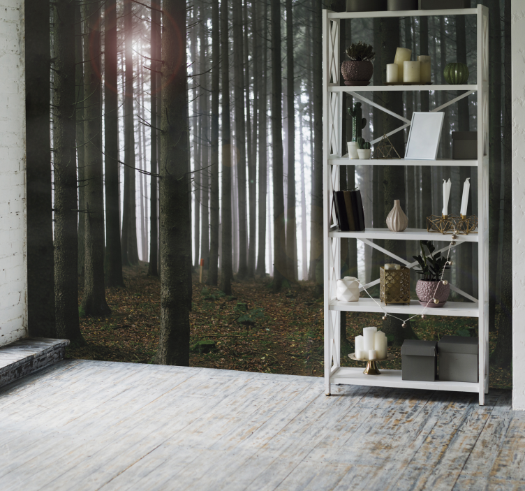 Miško kraštovaizdžio sienos freska - „Tenstickers“