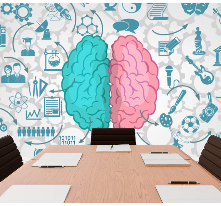 Modernus sienų freska kūrybinis proto konceptas - „Tenstickers“