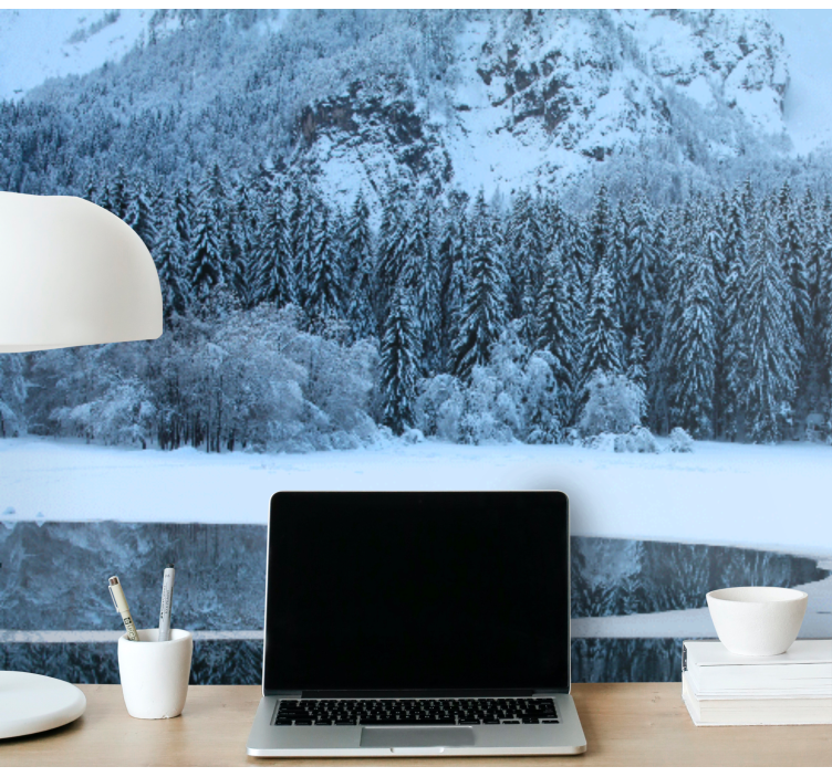 Peizažo sienos freska ramus žiemos peizažas - „Tenstickers“