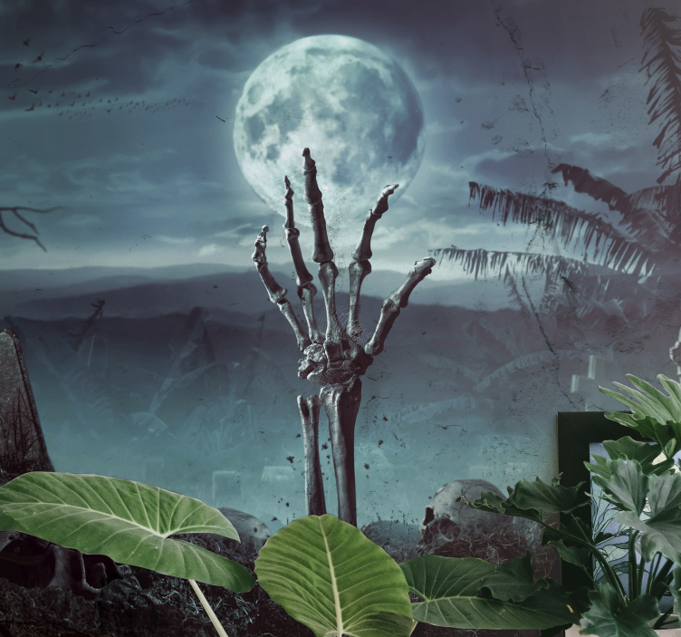 Pilnatis ant kapo kiemo halloween paveiksliukas - „Tenstickers“