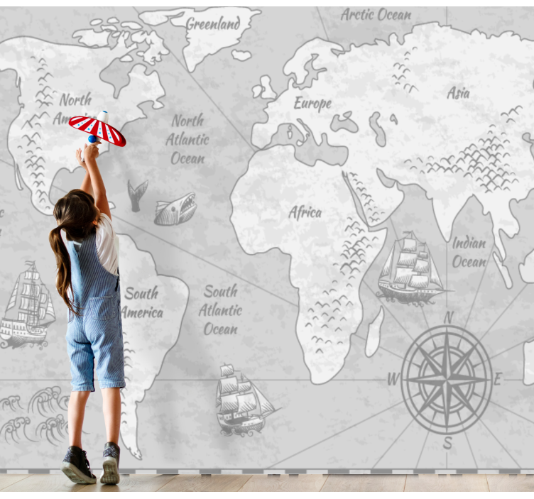 Piratų lobių vietos pasaulio žemėlapis - „Tenstickers“