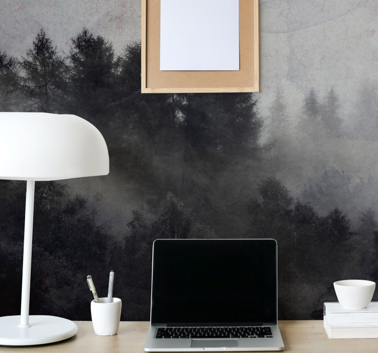 Miglotas miško sienos paveikslas - „Tenstickers“