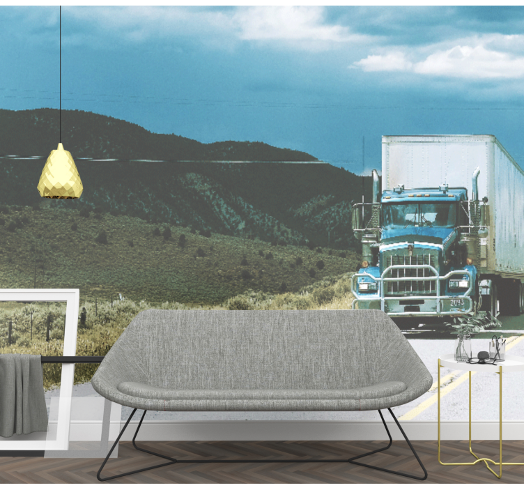 Sunkvežimis gražiu kraštovaizdžiu - „Tenstickers“