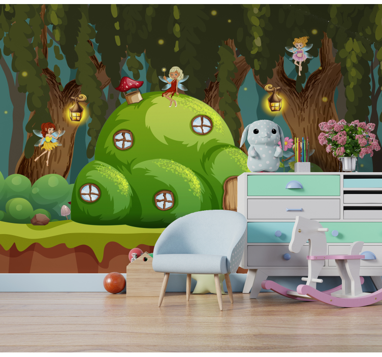 Vaikų freskos fėjų pasaulis - „Tenstickers“