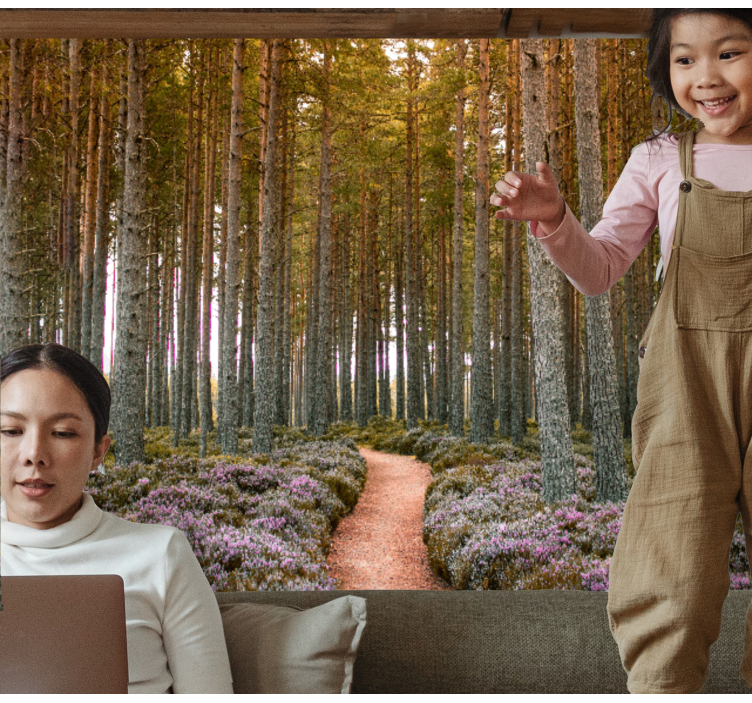 Viržių miško gamtos sieninė tapyba - „Tenstickers“