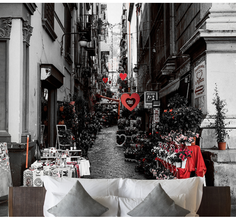 žavingi gatvės žiedai miesto sienų freska - „Tenstickers“