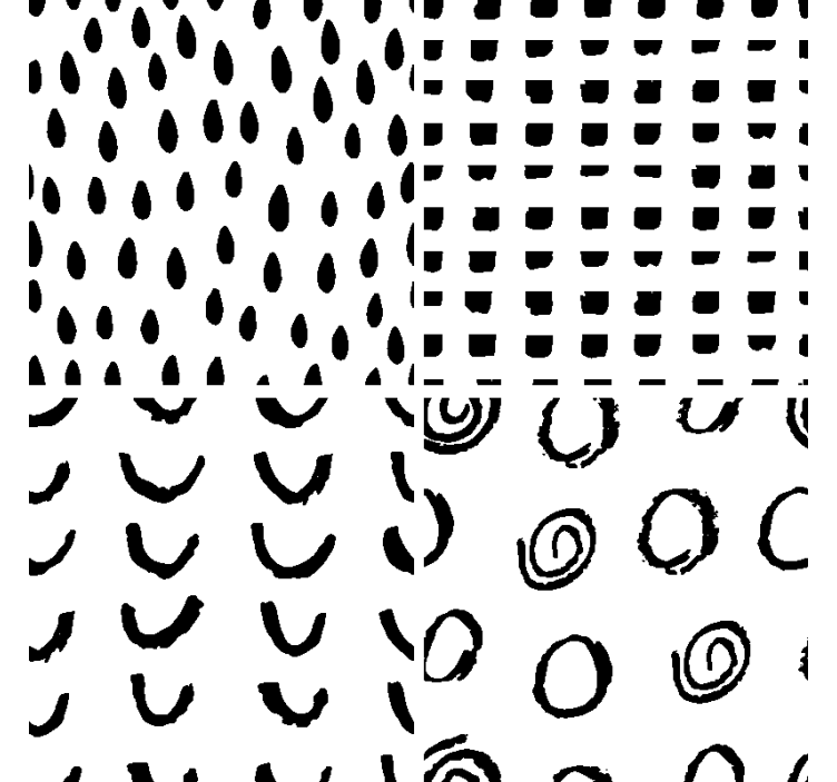 Skirtingų modelių šiuolaikiniai padėkliukai - „Tenstickers“