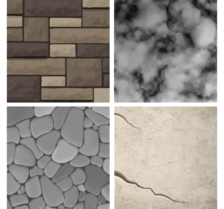 Tikroviškos tekstūros geria padėkliukus - „Tenstickers“