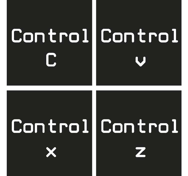 Control c + control v geek padėkliukai - „Tenstickers“