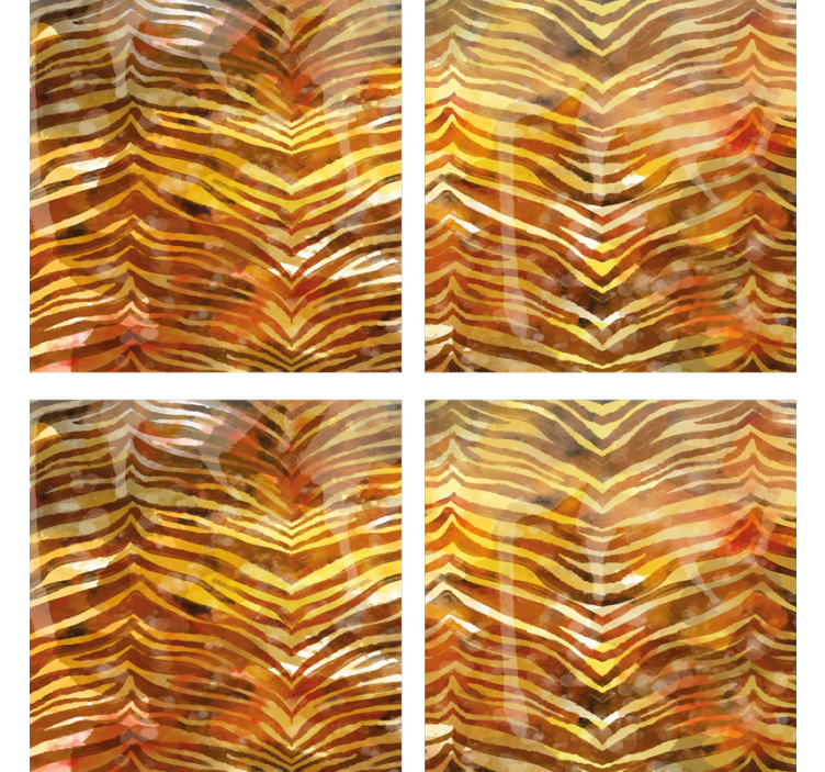 Zebru margintas paviršius padėkliukas - „Tenstickers“