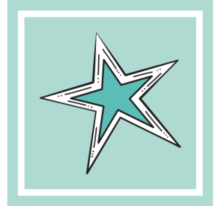 Alaus kilimėliai Žvaigždžių grafikos akcentas - „Tenstickers“