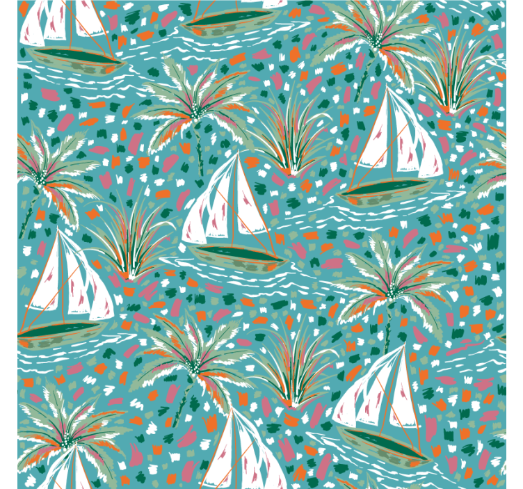 Akvarelės laivai piešia daugiau padėkliukų - „Tenstickers“