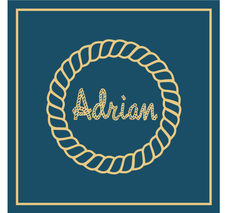 Personalizuoti virvių inkarų asmeniniai padėkliukai - „Tenstickers“