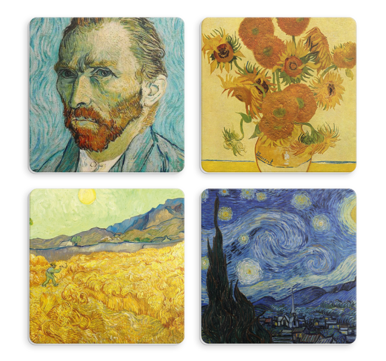 Van gogho menas padėkliukas - „Tenstickers“