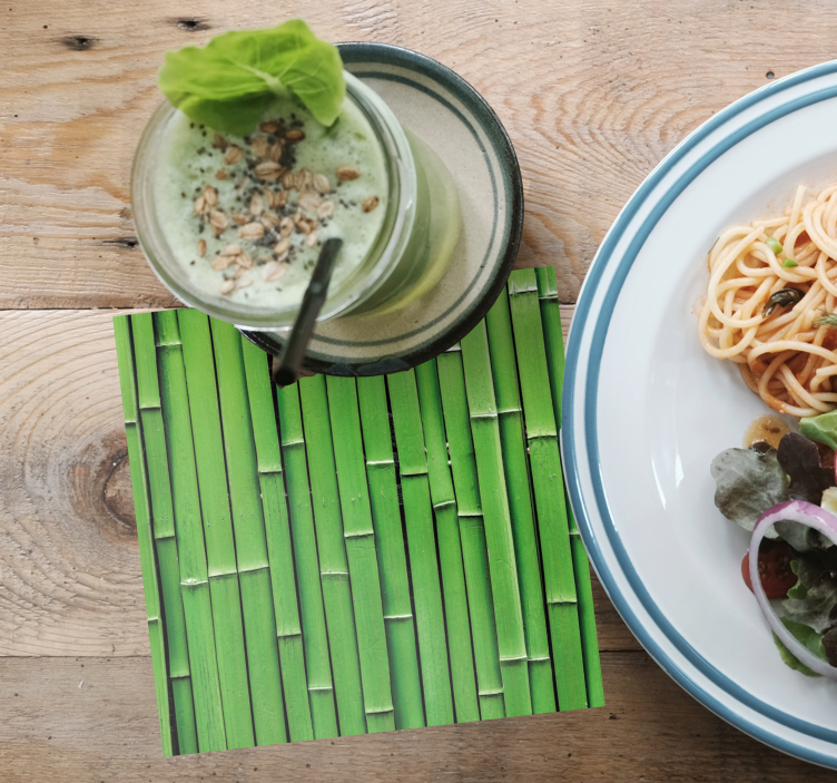 Bambuko sienelės tekstūros efekto padėkliukas - „Tenstickers“