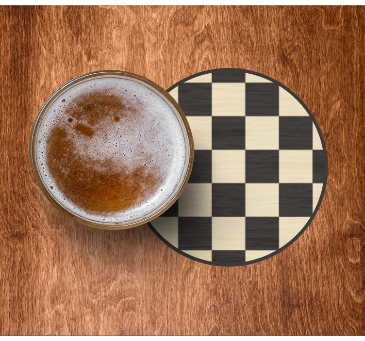 Nespalvotas languotas medinis tekstūros padėkliukas - „Tenstickers“