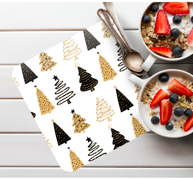 Kalėdų eglutės originalus kalėdinis padėkliukas - „Tenstickers“