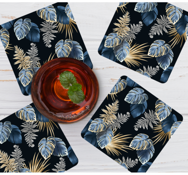 Monstera lapai ir delnai. Daugiau padėkliukų - „Tenstickers“