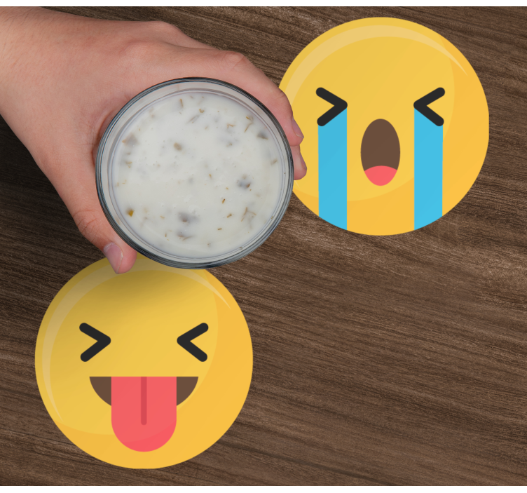 Socialinės žiniasklaidos emoji geek pakrantės - „Tenstickers“