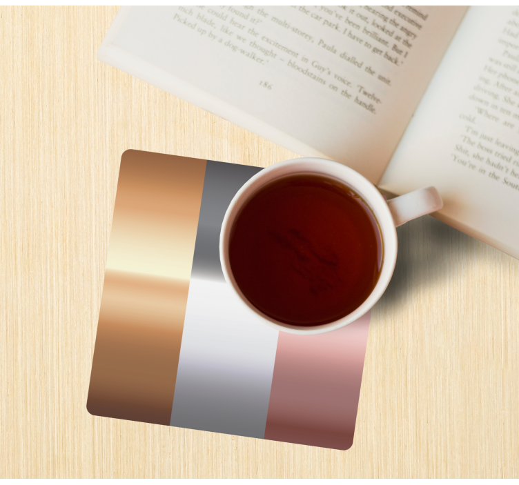 Trijų spalvų variniai šiuolaikiniai padėkliukai - „Tenstickers“