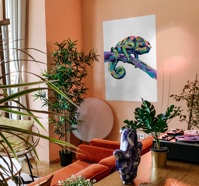 Abstraktus chameleono plakatas - „Tenstickers“