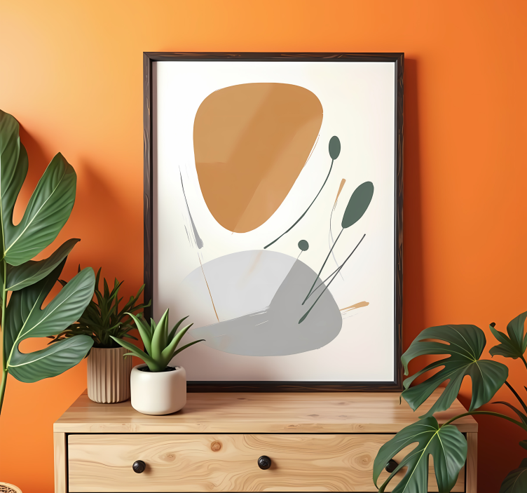 Meninis sutrikimas Plakatai abstraktus - „Tenstickers“