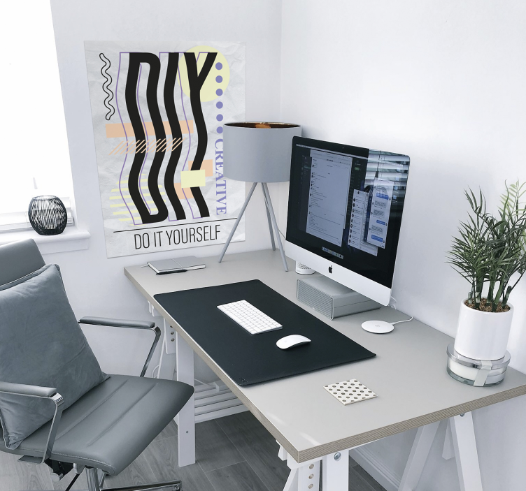 „pasidaryk pats“ plakato dizainas - „Tenstickers“