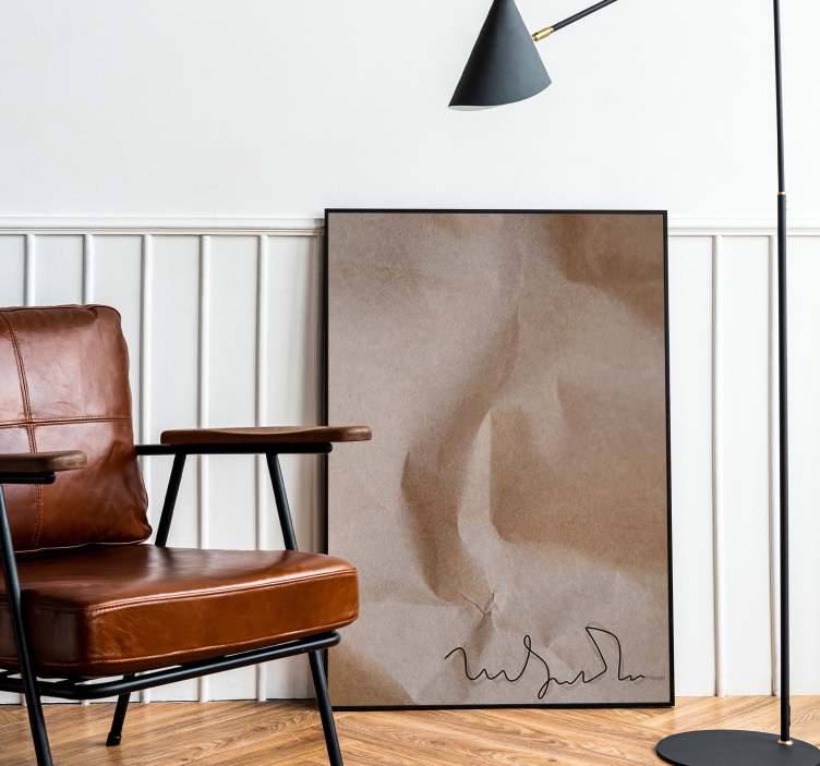 Senas popierinis parašas Plakatai abstraktus - „Tenstickers“