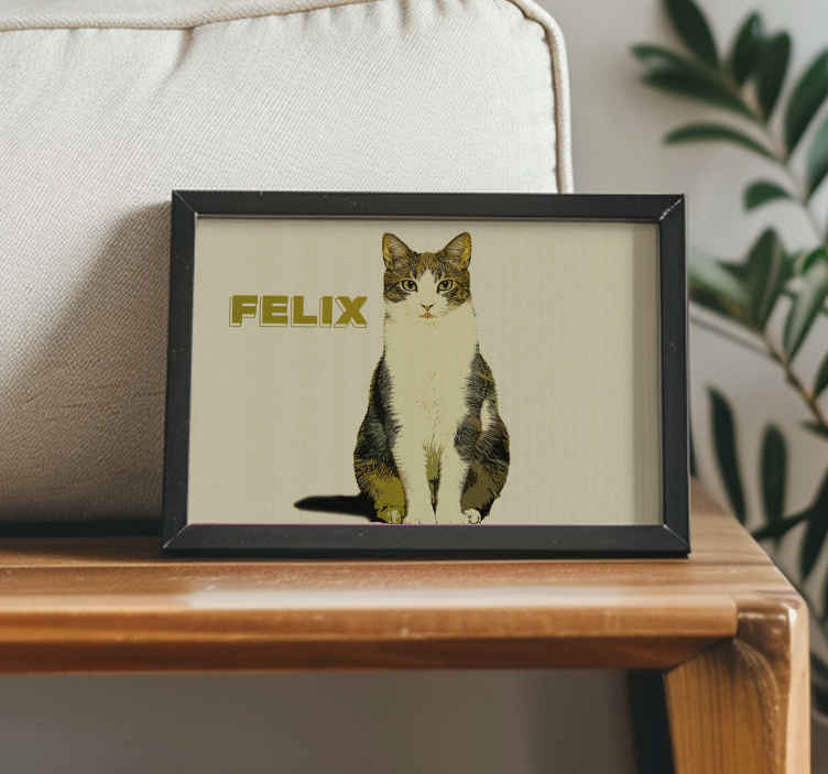 Suasmeninta iliustracija pustoniu Plakatai kiti gyvūnai - „Tenstickers“