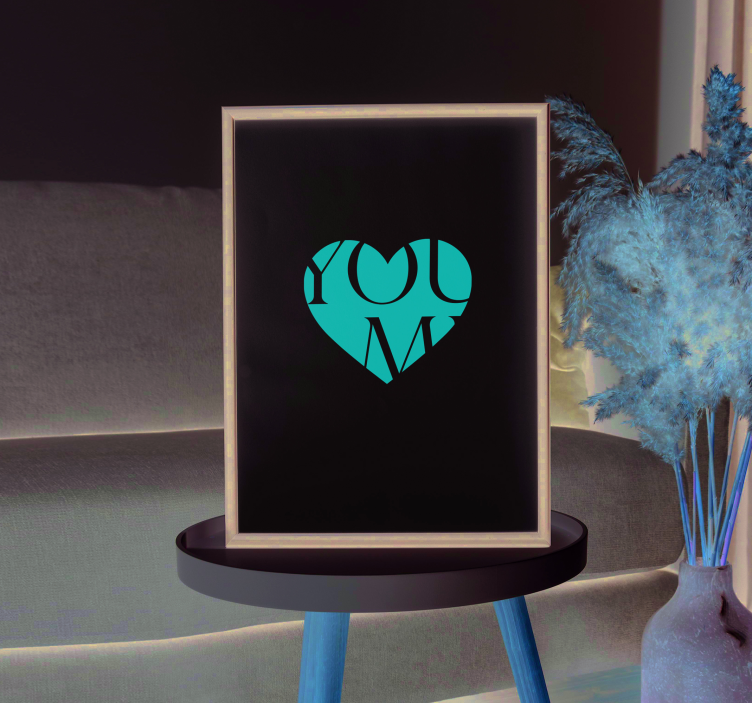 Tu ir aš pritaikomas plakatas - „Tenstickers“